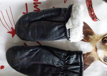 Rękawiczki skórzane jednopalcowe