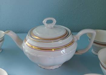 Stara porcelna Bogucice, dzbanek+ 6 filiżanek