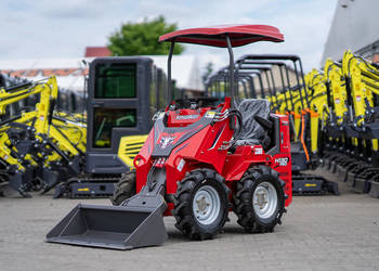 Mini Ładowarka przegubowa KINGWAY udźwig 240 kg + łyżka - bardzo zwrotna