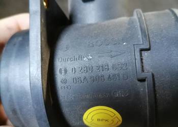 Przepływomierz 1.8T Bosch 06A906461D Audi A3 A4 TT Golf IV Leon