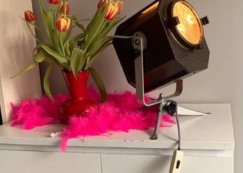 Lampa teatralna PRL Vintage loft