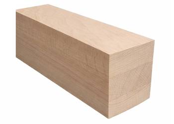 Noga Drewniana Bukowa do Mebli 8x8x50cm