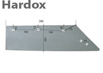 Lemiesz 300hektarów HARDOX 2145/P części do pługa FENET