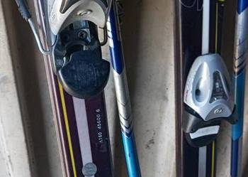 Narty Salomon Graphite Powerline Attack S-Series o dł. 160cm.+kijki 120 cm