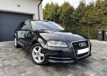 Audi A3 Sportback Audi A3 2010r Skóry Czarna Alu Duża Navi Zadbana Bezwypad