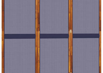 Parawan 3-panelowy ciemnoniebieski 210x180 cm WM-4003359