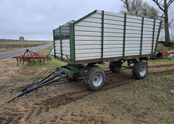 Przyczepa samowyładowcza EUROTRANS 6000 (6 t) do kukurydzy, traw