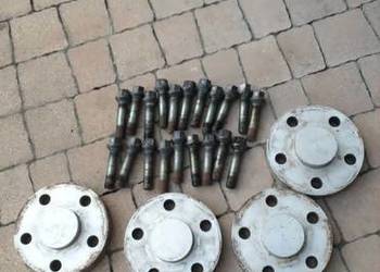 DYSTANSE+śruby 5x100 57,1 AUDI VW SEAT SKODA kjs rajdy 25mm sróby 55mm