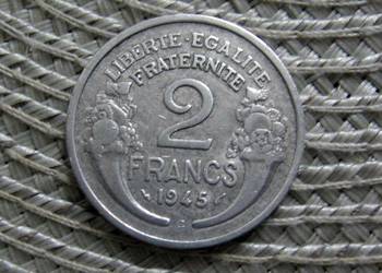 Francja 2 Franki 1945r