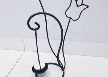 Stary wiosenny świecznik z nowym podgrzewaczem