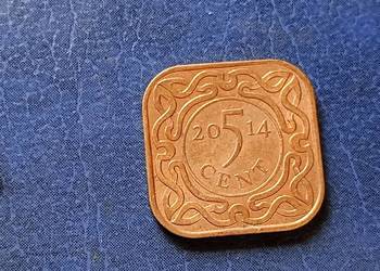 Stare monety 5 cent 2014 Surinam