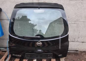 klapa bagażnika Nissan Micra k12 kompletna CZARNA
