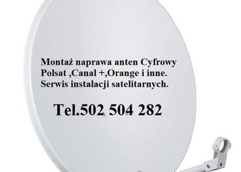 Naprawa i montaż anten satelitarnych.Serwis w Będzinie.