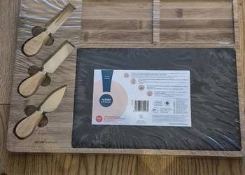 Deska do serów bambusowa z nożami Altom Design nowa