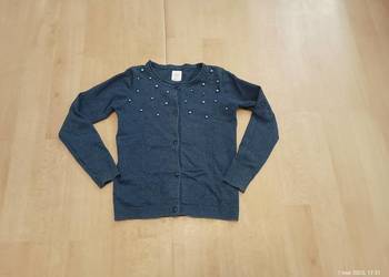 Sweter sweterek rozpinany Cool Club - granatowy rozm. 128