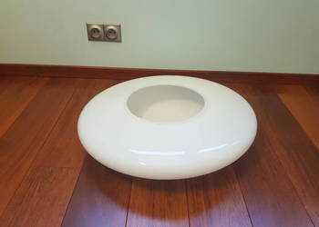 Klosz do lampy wiszącej UFO 60cm biały połysk