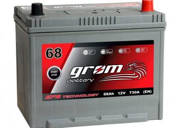 Akumulator 68Ah 730A EN GROM EFB START&STOP Japan Prawy Plus DT