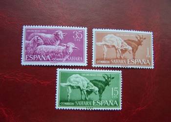 Sahara Hiszpańska 1962 MNH  Mi. 243/45 Fauna  a