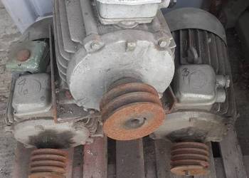 Silniki 4 kW 1400 obr z kołami pasowymi