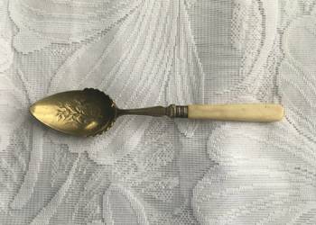 Łyżka ozdobna angielska z mosiądzu EP AA