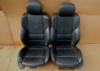 bmw E46 Touring Fotele Sport skóra GRZANE wnętrze m-pakiet komplet