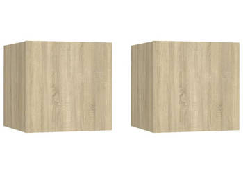 Szafki nocne 2 szt. dąb sonoma 305x30x30 cm WM-3079716
