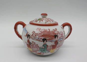 Stara Japońska Cukiernica Gejsze, Góra Fuji – Porcelana Kutani I poł. XX w.