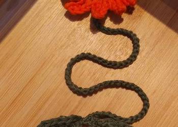 Zakładka do książki ręcznie robiona na szydełku handmade