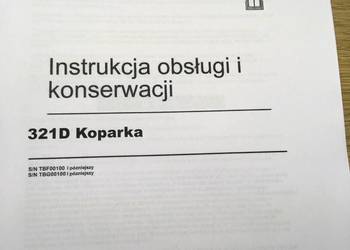 dtr instrukcja obsługi koparka caterpillar321d i inne