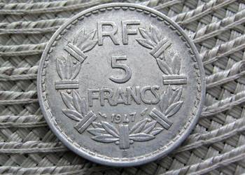 Francja 5 Franków 1947r