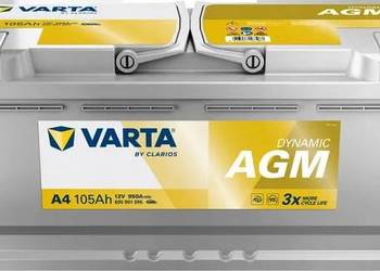 Akumulator VARTA A4 12V 105Ah 950A AGM