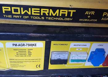 Agregat prądotwórczy PowerMat 7500W uszkodzony