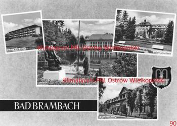 Pocztówka Post card Bad Brambach Niemcy