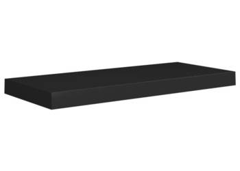 Półka ścienna, czarna, 60x23,5x3,8 cm, MDF(SKU:323832)