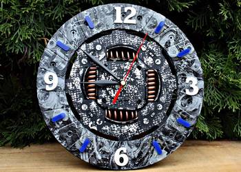 Zegar tarcza Metal Art Patyna Mechanika