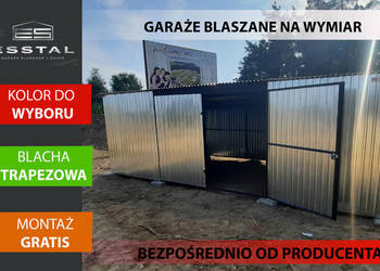 A03 -Garaż Blaszany Ocynkowany  Garaże Blaszane  Wiata Hala – ESSTAL -