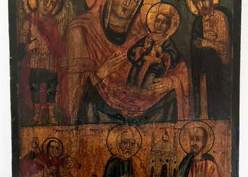 Ikona dwupolowa, Matka Boża, 0001 Ikona dwupolowa, Matka Boża, 0001