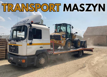 Transport maszyn budowlanych rolniczych itp - Laweta 8t