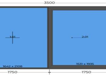 Okno Smart Slide 3500x2220 / 350x222cm antracyt Okno Smart Slide 3500x2220 / 350x222cm antracyt