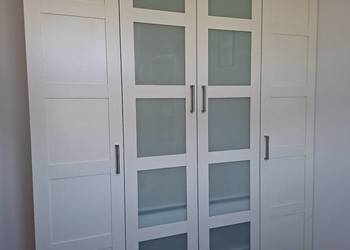 Szafa 3-częsciowa szer 2,0m IKEA biały połysk