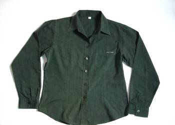 Koszula grafitowa zieleń 38 M