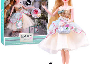 Emily lalka w koktajlowej sukni + torebka ZA3942