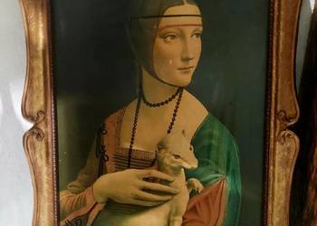 Oleodruk  Dama z Łasiczka