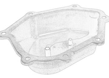 9632808880 FIAT 2207A2 PEUGEOT citroen Obudowa skrzyni biegów