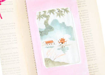 różowa zakaldka do książki, zakładka dla kobiety dziewczyny