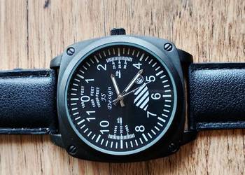 Zegarek JS Design Cockpit – Styl Lotniczy | Nowa Bateria | Stan BDB