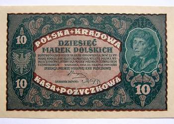 RP 10 MAREK POLSKICH.1919 r. II Serj BJ Stan I UNC