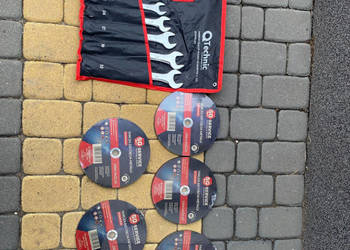 Zestaw NOWYCH narzędzi 50 sztuk DUŻYCH tarcz (230 mm) do cięcia metalu, kl…