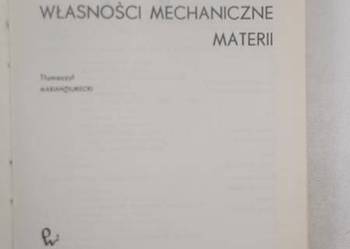 WŁASNOŚCI MECHANICZNE MATERII - COTTRELL  FA