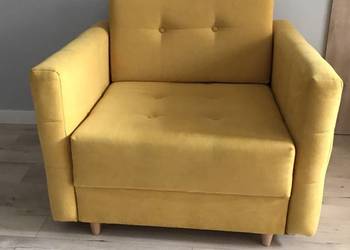 Fotel PARIS 1-osobowy z funkcją spania i pojemnikiem na pościel